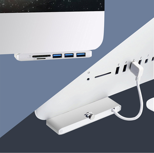Venta caliente Aluminio 3 <span class=keywords><strong>USB</strong></span> 3,0 SD TF Lector de tarjetas <span class=keywords><strong>USB</strong></span> <span class=keywords><strong>Hub</strong></span> con botón fijo para <span class=keywords><strong>IMac</strong></span> - Product Image 6