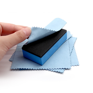 Kit d'éponge de revêtement de mousse de polissage en céramique pour voiture/Applicateur de revêtement en céramique de microfibre de daim pour l'entretien de voiture - Product Image 2