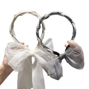 <span class=keywords><strong>Diadema</strong></span> con lazo elegante, horquilla de cinta, bandas para el cabello de moda, bandas para el cabello, accesorios, bandas para el cabello para niñas - Product Image 6