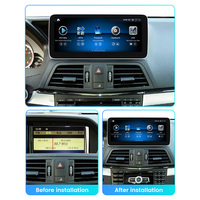 Reproductor de Radio para Automóvil con Pantalla Táctil Mekede Qualcomm Snapdragon 680 Compatible con Control por Voz para Benz Clase E C207