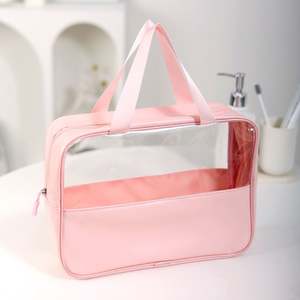 Hot Selling OEM Custom <b>Travel</b> Cosmetic <b>Bag</b> Ultra Portable Makeup <b>Toiletry</b> Pouch for Women - Product Image 3