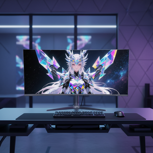 จอคอมพิวเตอร์สำหรับเล่นเกมแบบโค้งขนาด 34 นิ้ว 4K 180Hz IPS 21:9 รุ่นใหม่ - Product Image 2