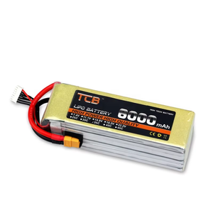 TCB Fabrik Großhandel RC Lipo Akku 2S-6S 6000mAh 35C LiCoO2 500 Zyklen für RC Flugzeug Auto Boot Akkupack - Product Image 2