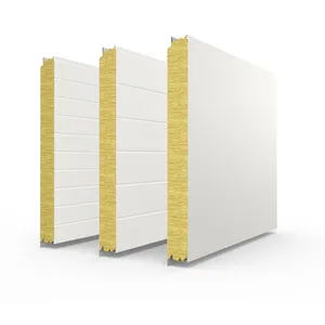 Container Room Isolation warehouse easy installation panel PU EPS Rock wool sandwich panel