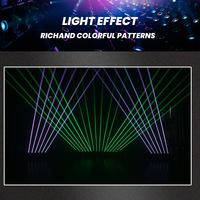 Lumière laser Full Color 6 Eyes Dj Disco 500mw RGB Lazer Light DMX Stage Moving Head Laser Bar