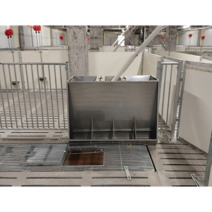 Nuevo alimentador automático de cerdos Hengyin Ahorre mano de obra Alimentador de acero inoxidable de doble cara - Product Image 3