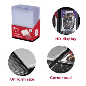 3x4 "<span class=keywords><strong>Toploaders</strong></span> 35pt <span class=keywords><strong>Ultra</strong></span> Clear <span class=keywords><strong>Pro</strong></span> Quality Toploader Trading Card Top Loader 3x4 Topload Card Holder - Product Image 3