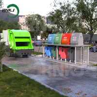 Système de collecte des déchets souterrain automatique à induction pour zone résidentielle moderne RNKJ