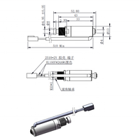 Électroaimant tubulaire linéaire de type push-pull DS1326-02, 12V/24V CC, course de 3 mm, pour machine à broder