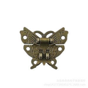 S72 Petit fermoir papillon en alliage de zinc, style antique, pour boîte en bois, durable - Product Image 4