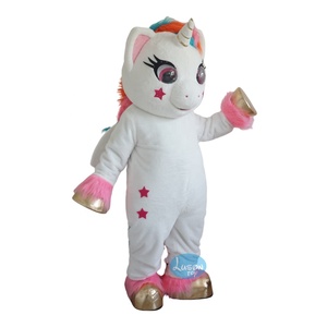 Rainbow Magic <strong>Unicorn</strong> Mascot <strong>Costume</strong> <strong>Adult</strong> for Halloween Party Clothing Fancy Dress - Product Image 2