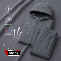 Vestes de pluie imperméables, vêtements de ski, tissu extérieur moyen poids entièrement mat, tissu technique haute résistance à l'eau, 100% polyester