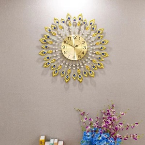 Horloge murale en <span class=keywords><strong>fer</strong></span> forgé moderne minimaliste créative horloge décorative horloge murale - Product Image 4