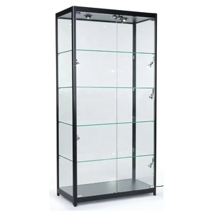 78.8 pouces de haut verrouillable pleine vision cadre en aluminium verre <span class=keywords><strong>prix</strong></span> d'usine vitrine vitrine vitrine de magasin de <span class=keywords><strong>fumée</strong></span> - Product Image 1