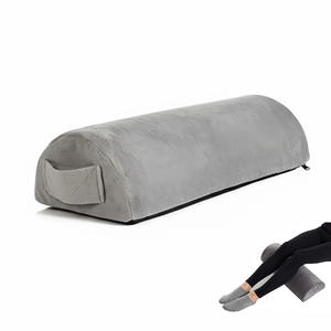 Repose-pieds ergonomique en mousse à mémoire de forme en forme de demi-lune, support multi-positions pour soulager les pieds, petit coussin repose-pieds pour sous le bureau au travail - Product Image 1