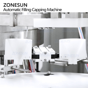 ZONESUN ZS-AFC7自動化粧品エッセンシャルオイル香水バイアルアイドロップドロッパーボトル液体ロータリー充填およびキャッピングマシン - Product Image 5