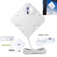 Routeur amplificateur de signal mobile longue portée 5 km, antenne de station de base LTE externe sans fil omnidirectionnelle MIMO 7dBi, gain 2.4G 4G GSM