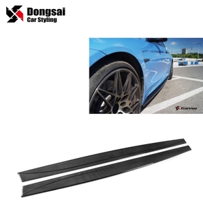 Extensión de faldones laterales de fibra de carbono preimpregnada para BMW M3 F80 M4 F82 F83, estilo MP, panel de balancín - Product Image 1