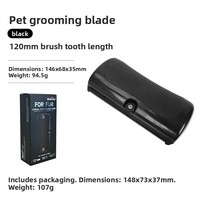 Brosse de toilettage portable et pliable Histotree pour animaux de compagnie, grattoir à sueur pour chiens et chats, brosse anti-poils, nettoyeur de fourrure, lame de scie