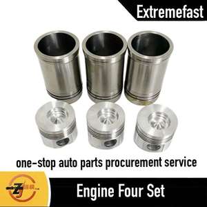 Produk Asli Original - Empat Set Piston Mesin QC380 Dari QuanChai Cocok untuk Truk Kecil dan Forklift. - Product Image 2