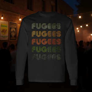 Camiseta de manga larga Fugees, color negro, cuello redondo, unisex, para adultos, ropa de banda musical - Product Image 3