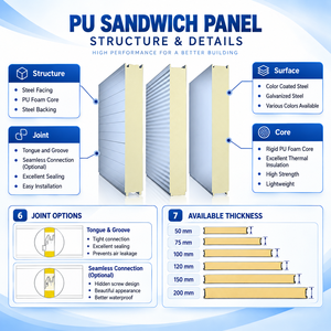 Panneau <span class=keywords><strong>sandwich</strong></span> en PU à motif de briques en bois imprimé en 3D, isolation thermique, revêtement mural pour villa et bureau conteneur - Product Image 5