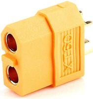 Connecteur de chargeur de batterie Li-ion Vapcell OEM XT30 XT60 XT90 XT60H en cuivre nickelé/plaqué or avec câble en ruban PET Kapton pour batterie 18650