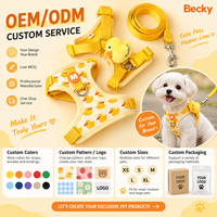 Harnais pour chien en nylon personnalisé, sans traction, rembourré, de qualité supérieure, réglable, pour chats et chiens, pour l'extérieur
