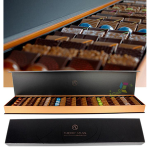 Tùy Chỉnh Thủ Công Giấy Các Tông Rỗng Sô Cô La Thanh Hộp Đóng Gói Quà Tặng Sô Cô La Hộp Cho Kẹo Với Chia Chèn - Product Image 3