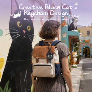 Cable de Carga Rápida Retráctil Black Cat de 60W, Bonito Cable USB Tipo C a Tipo C con Diseño de Animal de Dibujos Animados, Cable de Datos Tipo C de 60W - Product Image 6