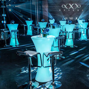 Meubles LED / Chaise LED en PE lumineuse pour restaurant, discothèque, pub, table de bar lumineuse utilisée - Product Image 1