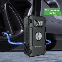 Démarreur de voiture 4-en-1 Quarke GL963 1000A de pointe, booster de batterie 12V avec compresseur d'air, batterie externe et lumière LED SOS