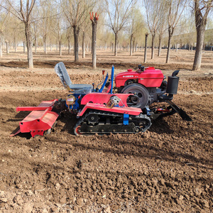 Farm <b>Cultivator</b> Rotary Tiller Diesel Powered Track Type Multifunctional For Agricultural Use - Product Image 3