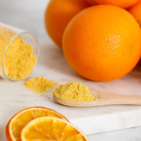Bubuk Ekstrak Herbal Rasa Jeruk Manis Alami Berkualitas Tinggi Vitamin C Kemasan Drum Vakum Food Grade