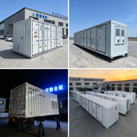 BOX-E/OEM BOX-E001 Conteneur intelligent LiFePO4 BESS 1-5MWh pour équilibrage de la crête de consommation hybride sur réseau EMS RS485 à refroidissement liquide