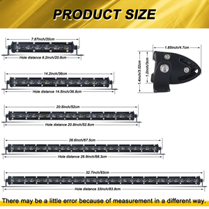 Дешевый супер тонкий 6D 8 14 20 22 "32" внедорожный автомобиль светодиодный бар, 38 "44" 50 "дюймов Однорядный внедорожный светодиодный фонарь для 4x4 ATV - Product Image 2