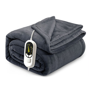 Manta Eléctrica de Franela Calefactable, 6 Ajustes de Calor, Apagado Automático de 2 a 12 Horas, Calefacción PTC Ecológica, Lavable a Máquina para el Hogar - Product Image 1