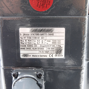 มอเตอร์ใหม่เอี่ยม 1FK7060-5AF71-1AH0 1FK7060-5AH71-1PG0 1FK7060-5AF71-1AH5 1FK7060-5AF71-1UH3 มอเตอร์ 1FK7060-5AF71-1AH0 1FK7060-5AH - Product Image 2