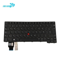 Clavier pour ordinateur portable HK-HHT avec version SP pour Lenovo ThinkPad T14 Gen 4 avec rétroéclairage, pièces détachées pour ordinateur portable