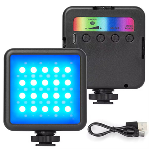ไฟวิดีโอ LED RGB ขนาดเล็ก <span class=keywords><strong>P5R</strong></span> 2500-7000K กันน้ำ กันกระแทก พับได้ แบตเตอรี่ 1800mAh ไฟสตูดิโอถ่ายภาพแบบพกพา - Product Image 4