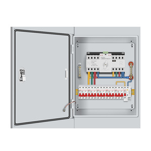 दोहरी शक्ति स्वचालित हस्तांतरण स्विच वितरण बॉक्स 63a तीन चरण एकल-चरण 2 पी/4 पी घरेलू दीवार - Product Image 1