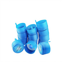 Bouchons et fermetures durables anti-déversement en PE de qualité alimentaire pour bouteilles d'eau minérale de 5 gallons (19L, 20L) avec port de pression pour gobelets - Vente en gros