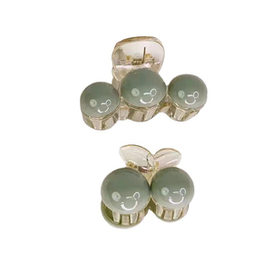 Horquilla para el Cabello con Diseño Geométrico Verde, Creativo y Único, Estilo Simple y Lujoso para Mujer, Venta al Por Mayor, 2026 - Product Image 6