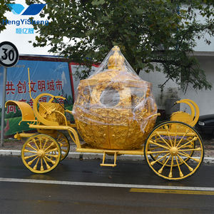 Transport spécial personnalisé exclusif de voiture de cheval de citrouille de luxe en gros d'usine - Product Image 3