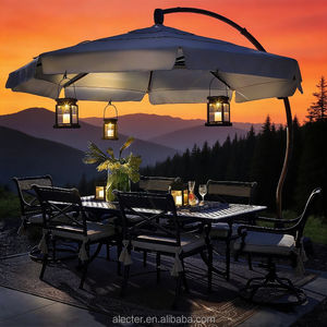 Alecter <b>Solar</b> 8-Piece IP65 Waterproof <b>Solar</b> Lanterns Flickering <b>Flame</b> <b>Effect</b> 2800 Lumens for Outdoor Pathway Patio Gazebo Decor - Product Image 3