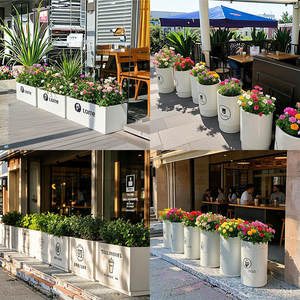 Maceta Cuadrada de Aluminio con Recubrimiento en Polvo, Suministro de Fábrica, Orificio de Drenaje Duradero, Uso Interior/Exterior, Diseño Personalizable, Hogar y Jardín - Product Image 5