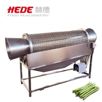 Automatische machine voor het trimmen van sperziebonen en erwten. Apparatuur voor de verwerking van fruit en groenten. voor gebruik in de centrale keuken.