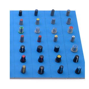 Penutup Tombol Potensiometer Plastik Berulir Knurled Diameter Lubang 10mm-35mm, Dijual Murah - Product Image 1