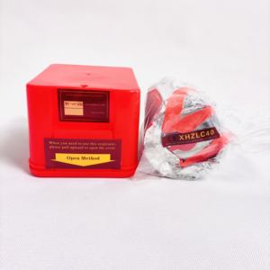 Pabrik Harga bagus ISO 40 menit peralatan pemadam kebakaran masker wajah Filter asap keluar Tudung - Product Image 6