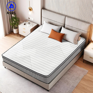 Colchón de Muelles Ensacados de Látex en Espiral de 12 Pulgadas y 7 Zonas, Colchones de Lujo Tamaño Queen y King, Colchón de Espuma Viscoelástica con Base - Product Image 1